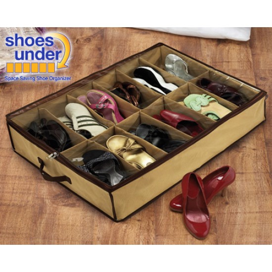Shoes Under 12'li Ayakkabı Saklama Hurcu