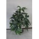 Ağaç Taş Saksı Gümüş Gölgeli 108 Yaprak 70 cm Boy Yapay