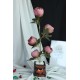 Çiçek Taş Rose Gölgeli Saksı Kalpli Şakayık Çiçeği Yapay 5 Adet