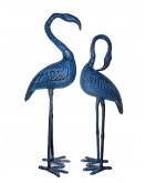 Metal İkili Flamingo Seti 105-100 Cm 104100cmmavi