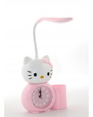 Hello Kitty Masa Lambası Saat Ve Kalemlik Alk2584