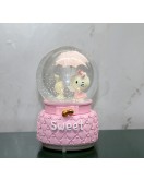 Hello Kitty Işıklı Müzikli Kar Küresi Orta Boy Alk3042