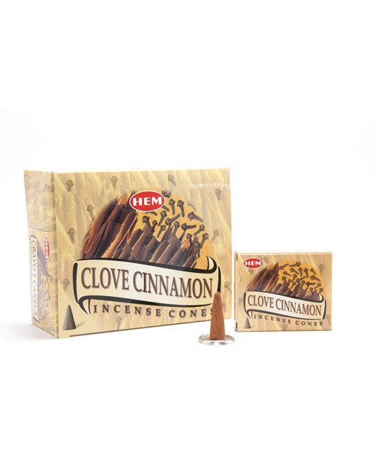 Clove Cinnamon Aromalı Konik Tütsü