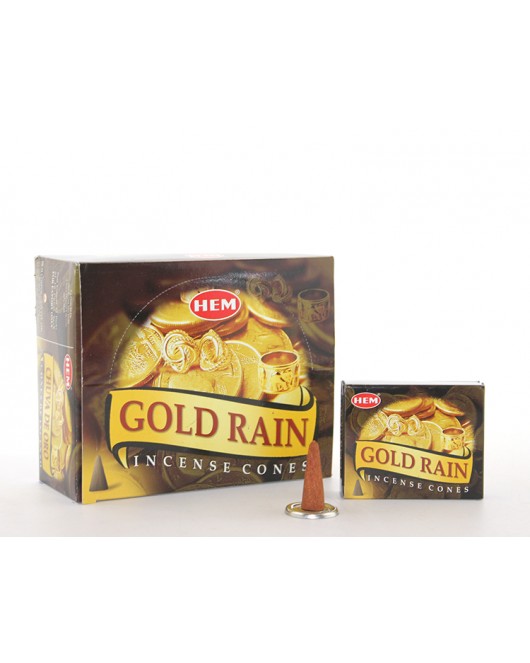 Gold Rain Aromalı Konik Tütsü