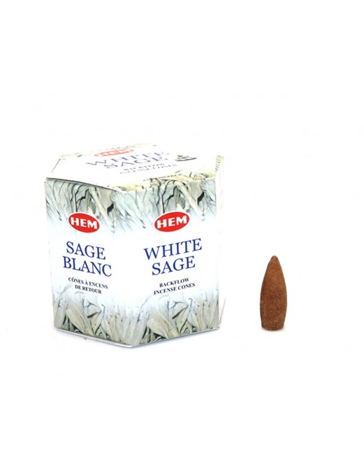 White Sage Aromalı Geri Akış Tütsü ( Backflow )