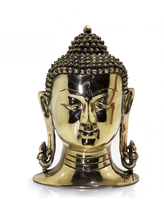 Metal Buda Büstü Biblosu 28 Cm KSK266